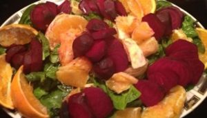 SUMMER SPINACH, BEET AND FRUIT SALAD! – WENDY BLANCHARD, M.S., CHHC