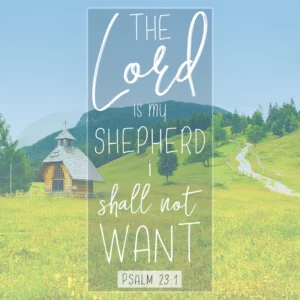 “I shall not want” Psalm 23 1 – Wendy Blanchard, M.S., INHC, NYCPS